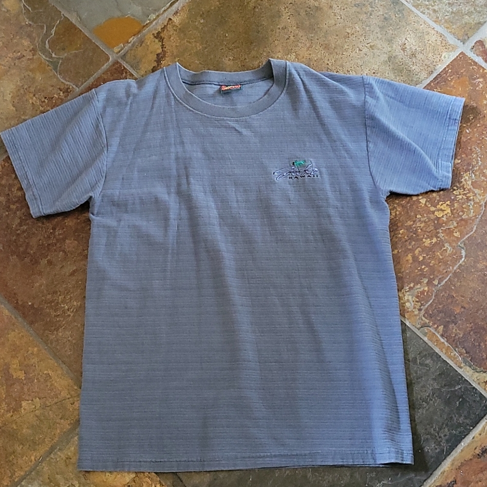 VTG Gecko hawaii embroidered t-shirt multi blend